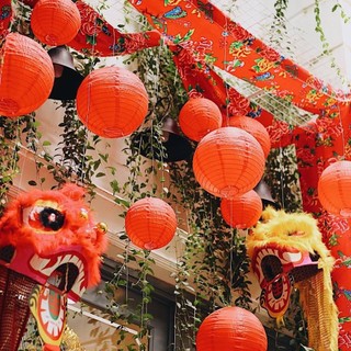 🏮 Đèn Lồng Trung Thu VẢI LỤA Chống Nước 40cm - 30cm - 20cm Treo Trang Trí Trong Nhà, Ngoài Trời 🏮