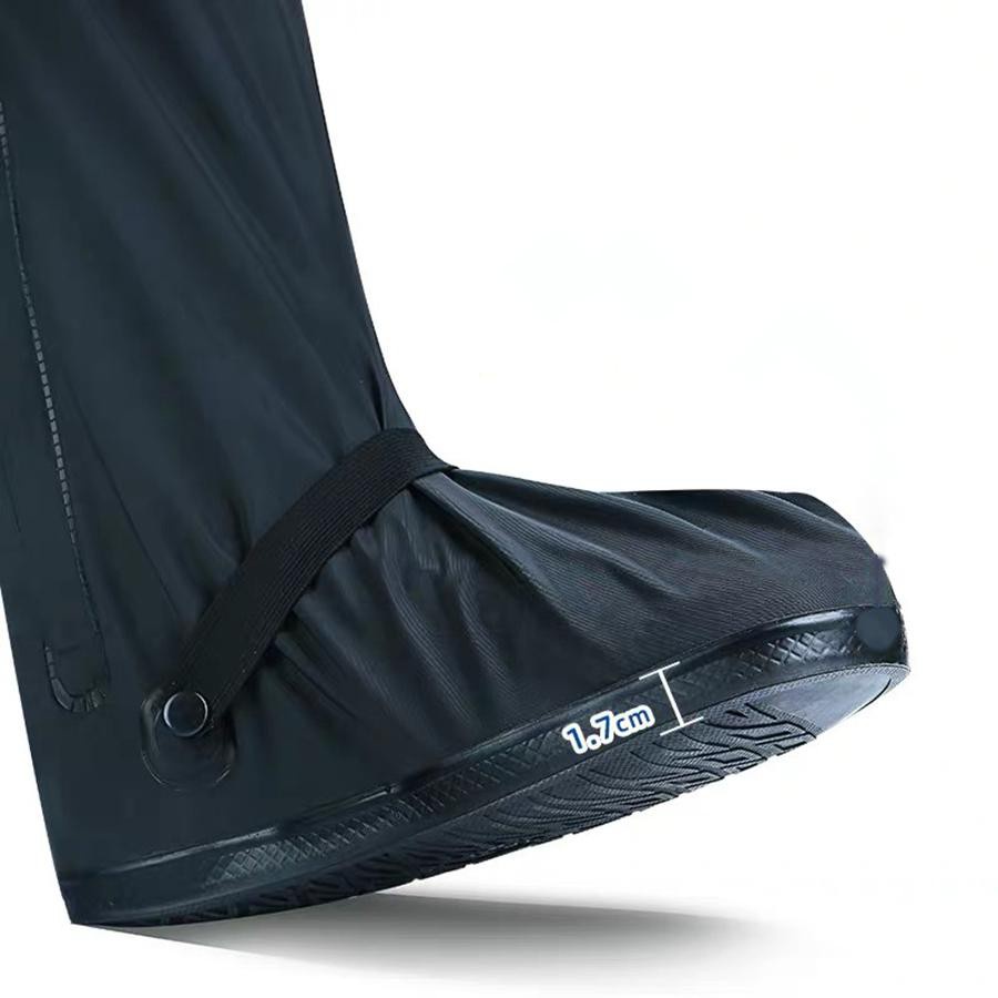 Ủng đi mưa người lớn bao bọc giày đi mưa cổ cao nam nữ giày cao su chống nước chống trượt tiện lời đủ size cao cấp SBSX