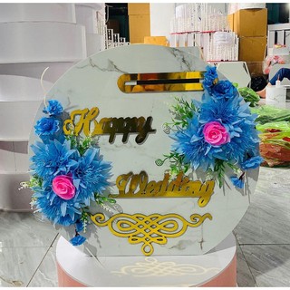 Thùng tiền đám cưới hoa văn sang trọng, chắc chắn