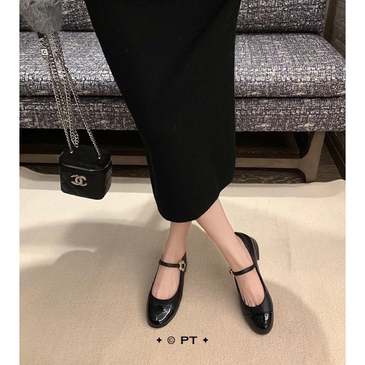 Giày búp bê vá mũi xinh xắn,hàng quảng châu cao cấp đầy đủ hộp túi