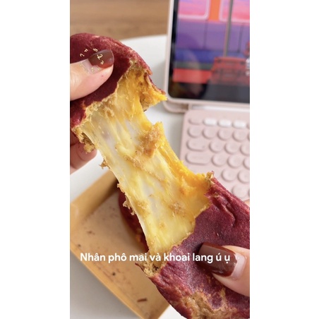 Khoai tím mochi phomai