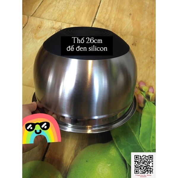 Thố trộn bột sâu lòng đế silicon chống trượt