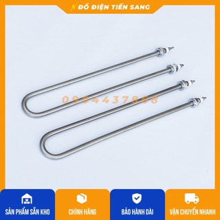 Thanh nhiệt đun nước nồi nấu phở, làm bánh chữ u dài 50cm, điện áp 220v, 380v