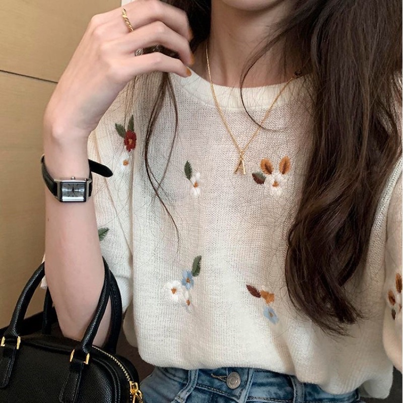 🌸Áo dệt kim mỏng mùa hè🌸_[Hàng Sẵn]