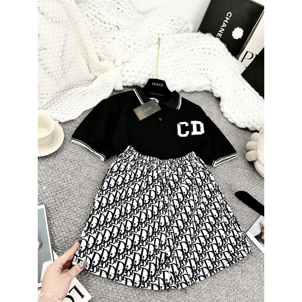 Sét CD hàng thêu cổ phối bo sịn đét TH811