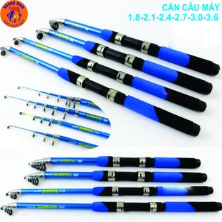 Cần câu máy Shimano, cần câu máy rút giá rẻ, hàng đẹp. Cần máy rút trẻ em. Đồ Câu Hoàng Nam
