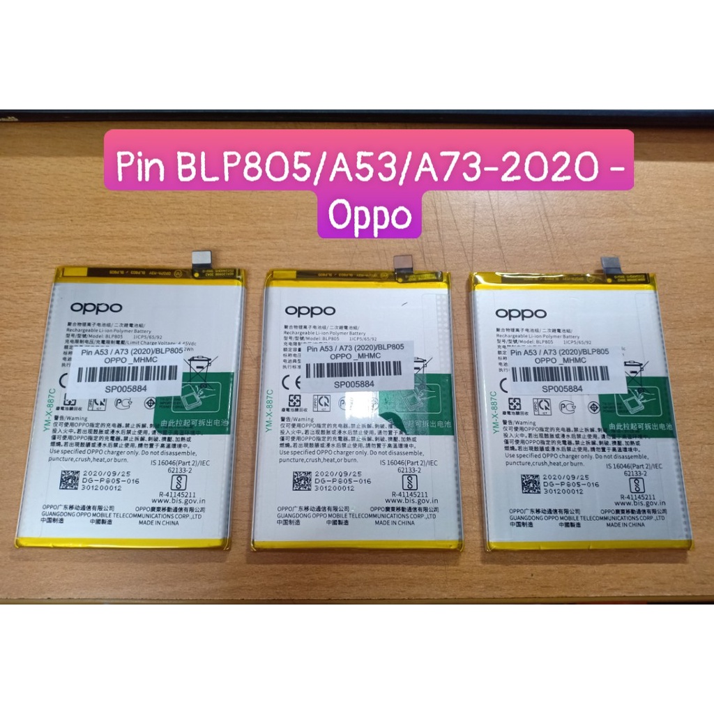 Pin BLP805/A53/A73(2020) Oppo
