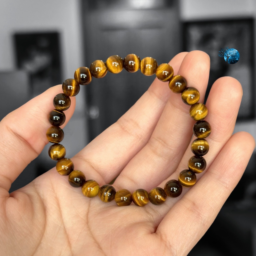 Vòng tay đá m.ắt h.ổ vàng 5.5~6mm