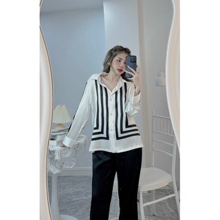 PYJAMA LỤA DÀI S.I.L.K QUẢNG CHÂU CAO CẤP MÃ 2023-2503