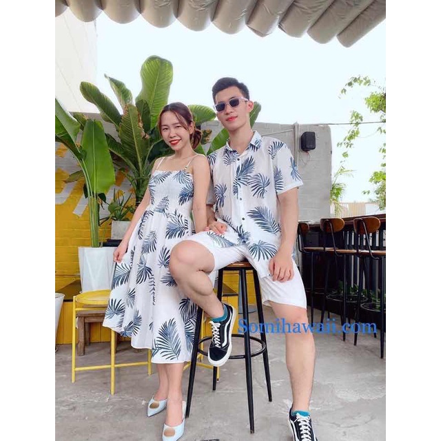 Sơ mi Đi Biển, Sơ mi Hawaii Vải Tơ Đũi Cao Cấp