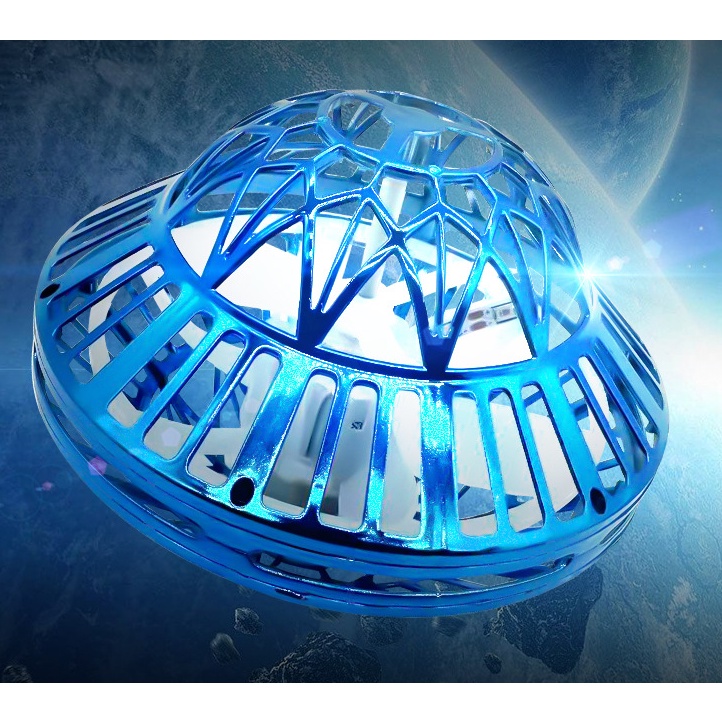 UFO thông minh cảm ứng treo đĩa bay xoay bóng thoáng mát con quay hồi chuyển phát sáng bóng bay nam nữ đồ chơi trẻ em bá