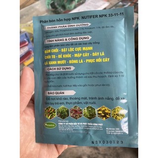 Phân bón lá NPK giúp đâm chồi