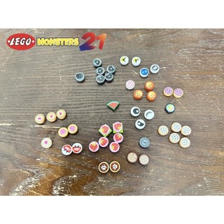 [1 cái]-Lego chính hãng, gạch có in hình hoa văn- ID 3039-02