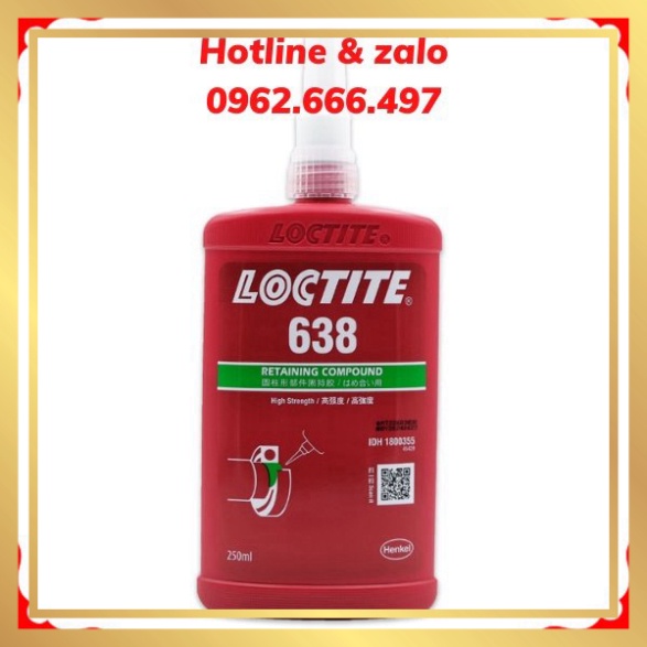 [TỐT NHẤT]  Keo chống xoay loctite 638 250ml