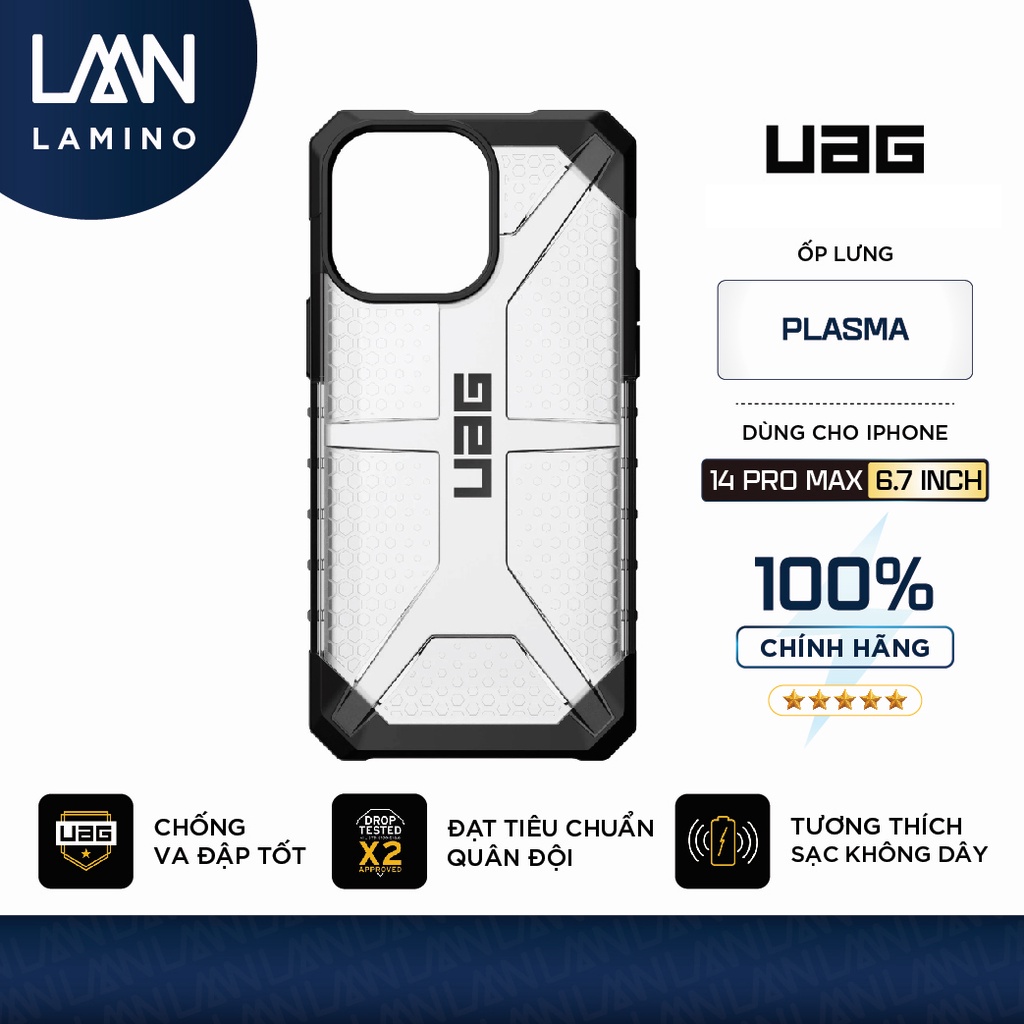 [Thanh Lý] Ốp Lưng UAG PLASMA Cho iPhone 14 Pro Max [6.7 INCH] LAMINO
