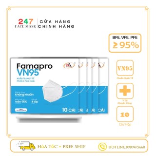 Khẩu trang y tế VN95 Famapro