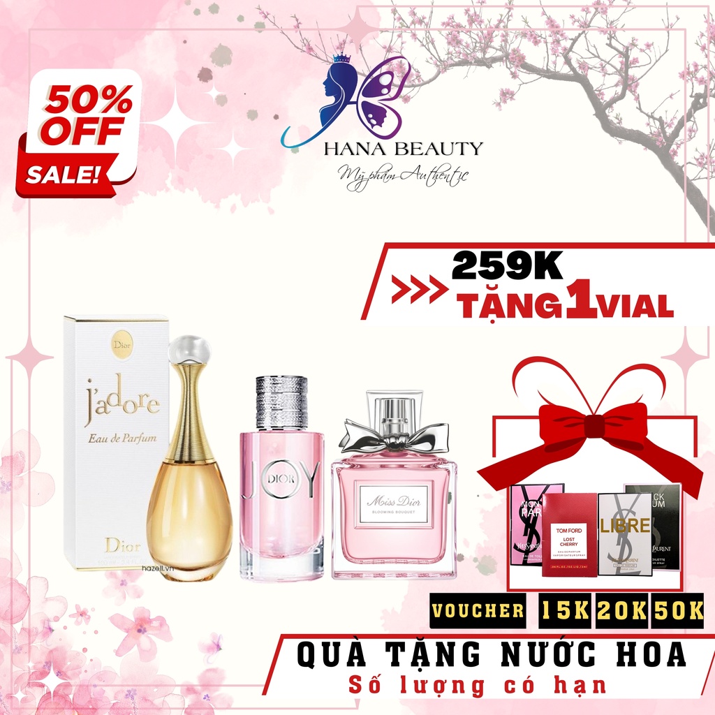 Nước Hoa Miss Dior Blooming 10ML, Nước hoa Dior Jadore 10ML, Nước Hoa nữ chính hãng