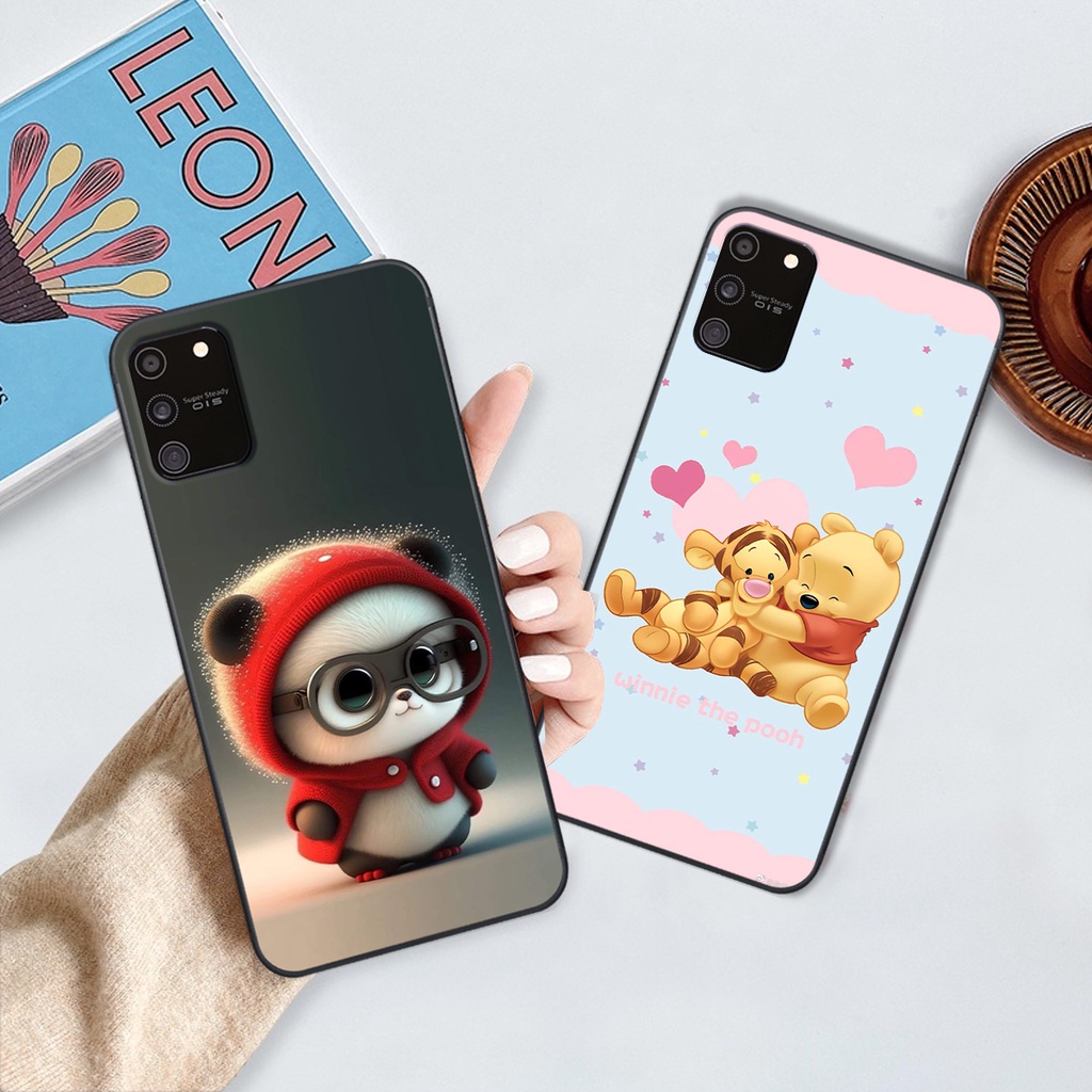Ốp Samsung S10 Lite in hình gấu cute dễ thương siêu xinh đáng yêu