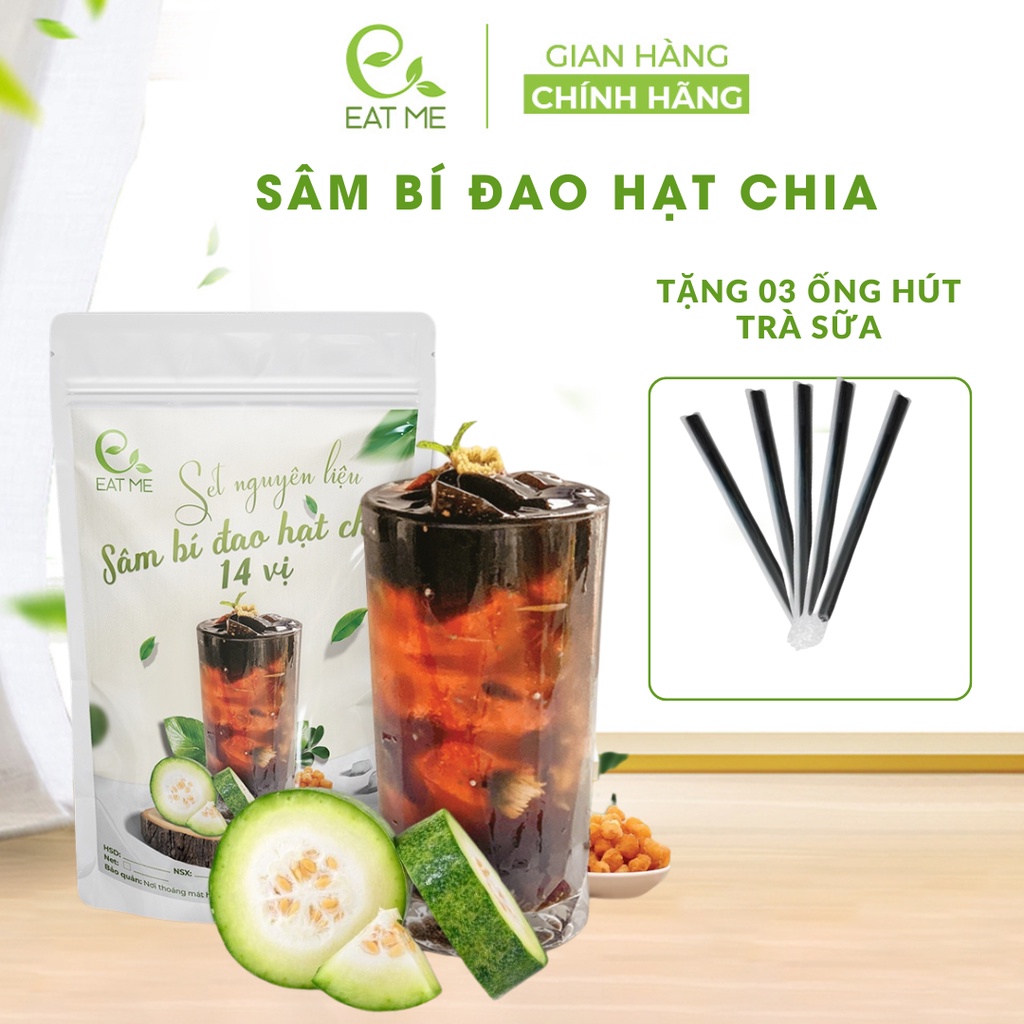 Set Sâm Bí Đao Hạt Chia EatMe - Set Nguyên Liệu Nấu Sâm Bí Đao Hạt Chia 4 8 lít