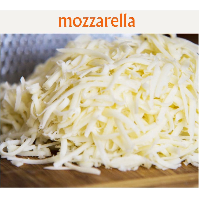 500g phô mai bào sợi mozzarella thơm ngon làm pizza, bánh và nấu ăn