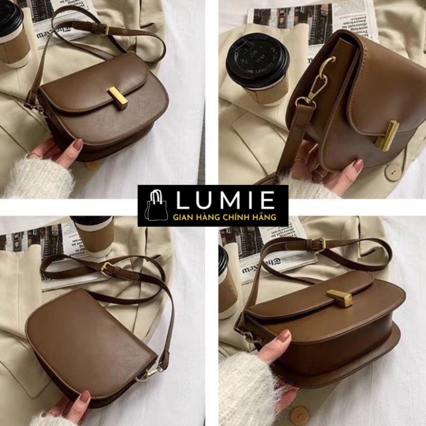 Túi xách nữ Lumie, đeo chéo, đeo vai, túi cnk đi chơi, đi học, đi làm, chất da đẹp, thời trang cao cấp size 22cm LB215