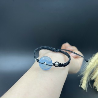 Vòng Tay Đá Phong Thuỷ Đồng điếu Aquamarine