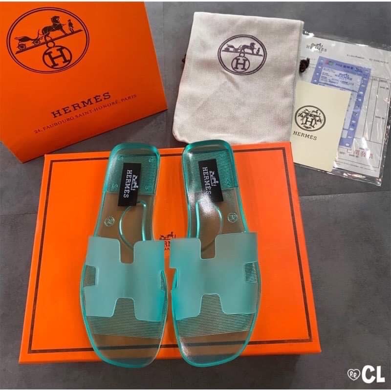 Dép HM nữ nhựa thời trang  trong suốt giá rẻ siêu hot