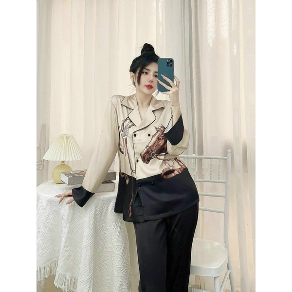 Sét đồ ngủ pijama thiết kế siêu sang, mẫu mã đa dạng- chất lụa mịn mát