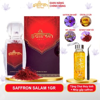Nhụy Hoa Nghệ Tây Saffron Salam 1Gram/hộp chính hãng Saffron Việt Nam giúp ngủ ngon