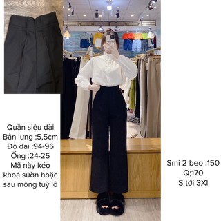QUẦN ỐNG RỘNG DẠNG DÀI