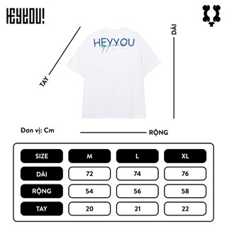 Áo thun Heyyou! Apparel White