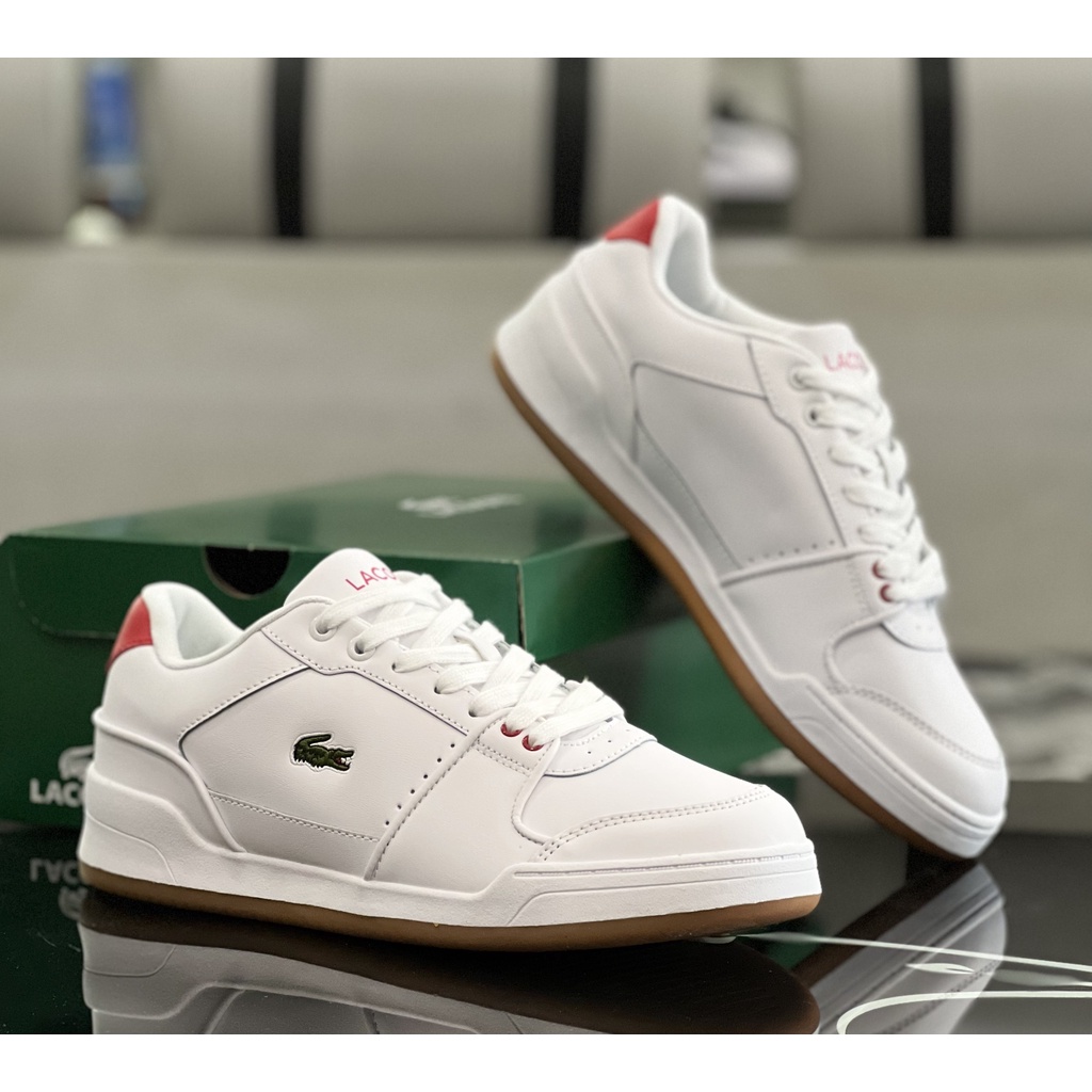 Giày lacoste Chính Hãng Dòng Thời Trang Nam Màu Trắng Full Box