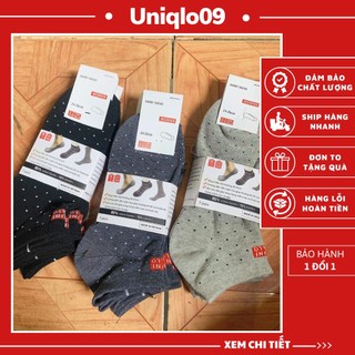 Combo 5 đôi tất nữ ngắn cổ set 5 đôi vớ nữ chấm bi u.ni - unq07