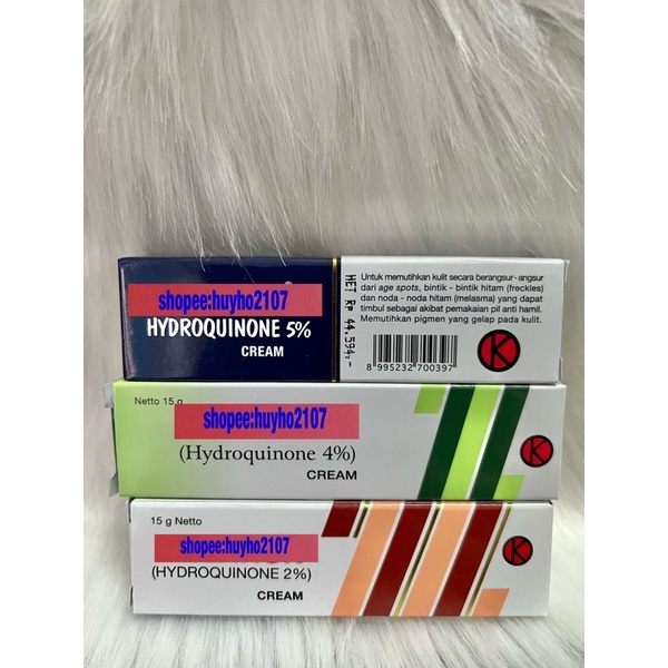 Kem Mediquin 5%,4%, 2% giảm thâm , mờ nám ,tàn nhang , thâm mụn (15g)