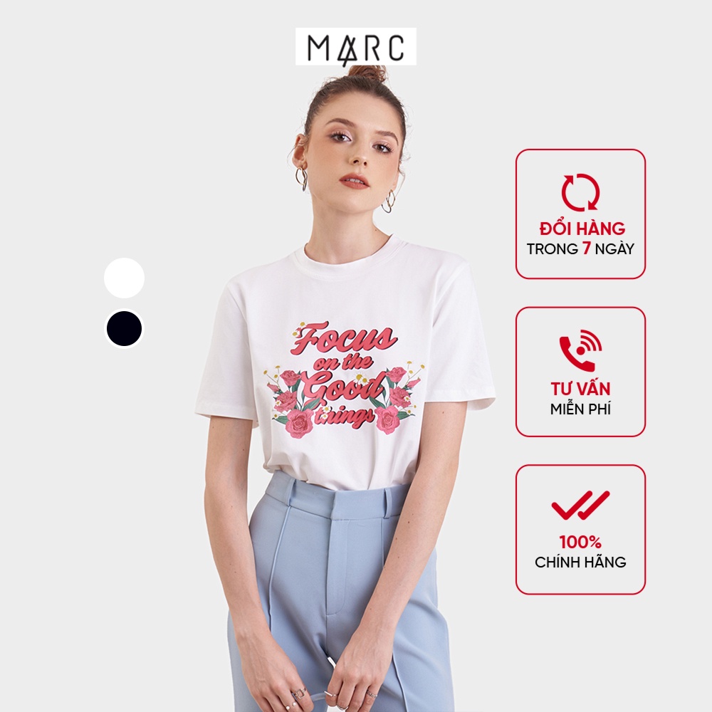 [HẾT HÀNG] Áo thun nữ MARC FASHION graphic Focus on the good things CBSH021823