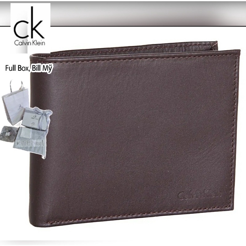 Ví da nam Ck Calvin Klein chính hãng Mỹ