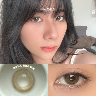 Kính áp tròng rola màu nâu sáng fromlx contact lens phong cách tây sáng nổi bật