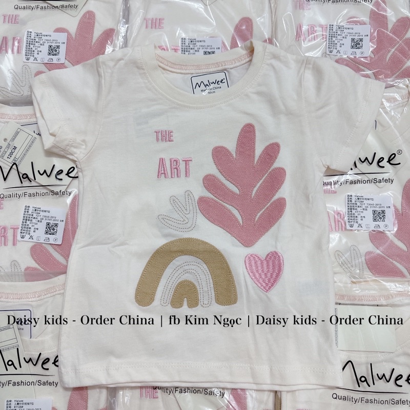 Áo phông Malwee bé gái mẫu mới 2023