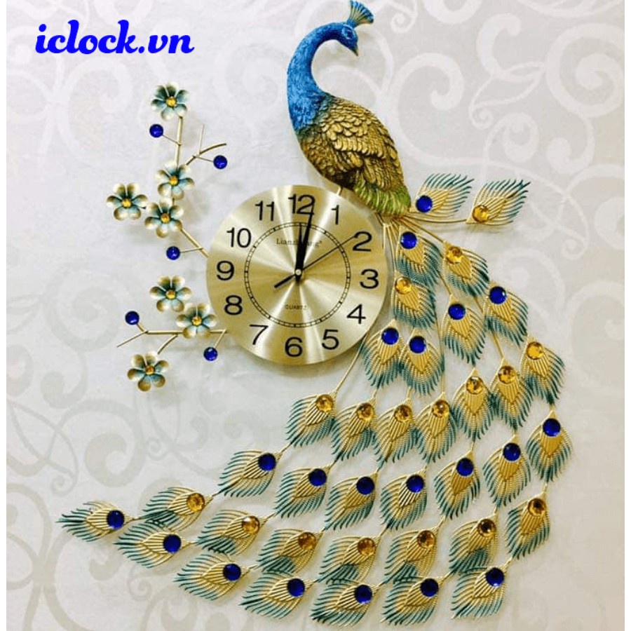 Đồng Hồ Treo Tường Con Công HL06