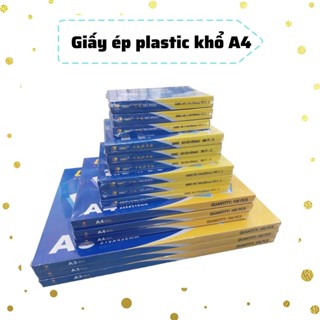 Giấy Ép Plastic Khổ A4 Các Định Lượng