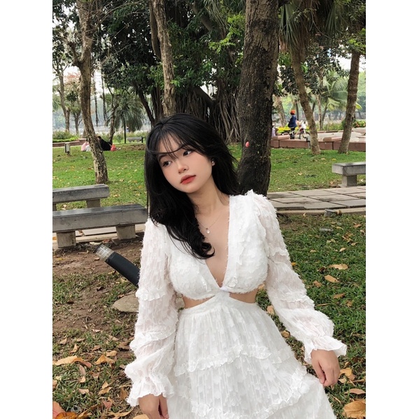 Đầm khoét eo Rosy