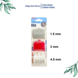 Bộ 3 cữ nhựa tông đơ 1.5mm 3mm 4.5mm