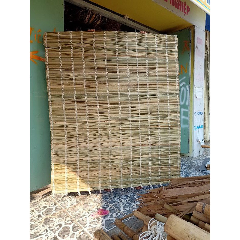 Mành tre che nắng, mành cọ trang trí sân khấu. Phông nền mành tre đỏ trang trí Tết, Lễ Hội.