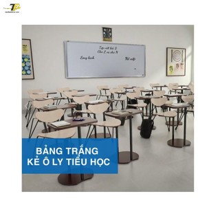 Bảng từ trắng viết bút lông treo tường kích thước 120 x 160cm tặng bút, nam châm, lau bảng