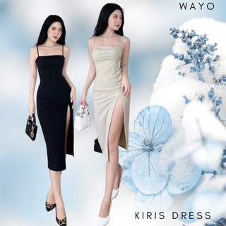 [Kiris Dress] Đầm WAYO hai dây xẻ tà body dự tiệc sang trọng