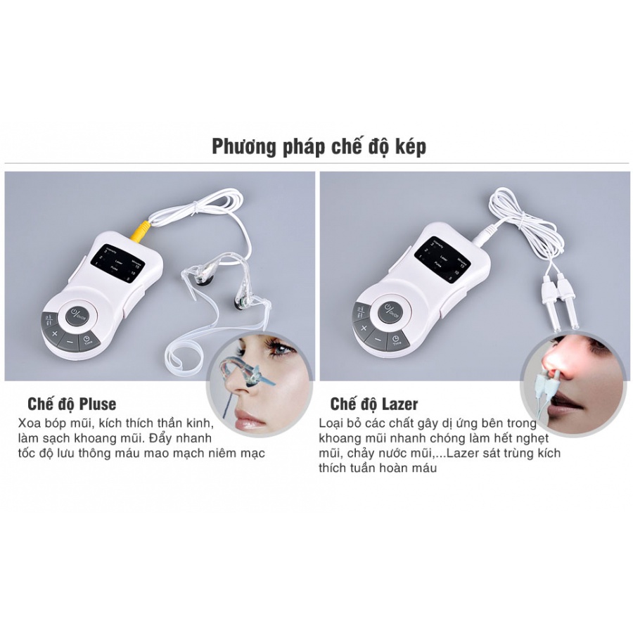 Máy Trị Viêm Mũi Dị Ứng , Viêm Xoang Mũi,Massage Mũi Mang Lại Cảm Giác Thoải Mái Dễ Thở