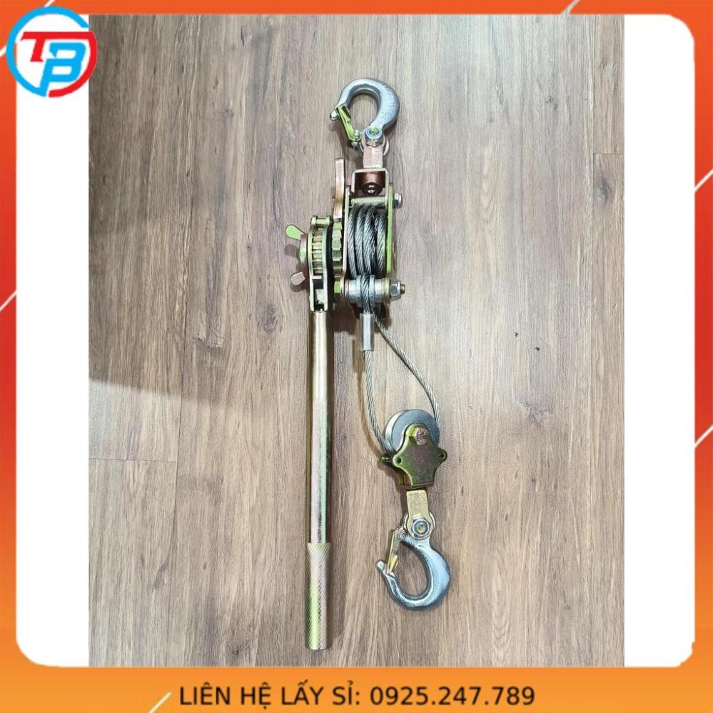Pa lăng lắc tay cáp 1 tấn, kích căng cáp 1 tấn, lắc tay cáp 1 tấn - Cáp Thép Thái Bình Vina