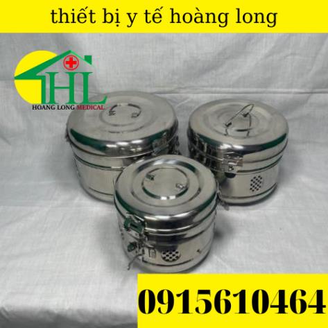 Hộp hấp dụng cụ, hộp hấp y tế, hộp hấp tiệt trùng, hộp hấp inox các size