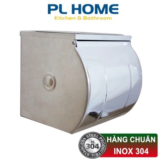 Hộp Đựng Giấy Vệ Sinh Inox SUS 304 - Khay vuông rời