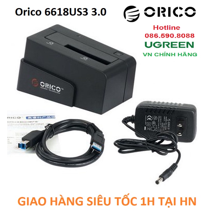 Thiết bị cắm nóng ổ cứng ORICO USB 3.0 SATA Hard Drive 6618us3 (Dock Ổ CỨng)